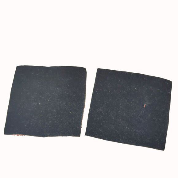 Vintage Handcrafted Christmas Beaded Coasters With Holly Leaf Design - Set Of 2 - Picture 2 of 3